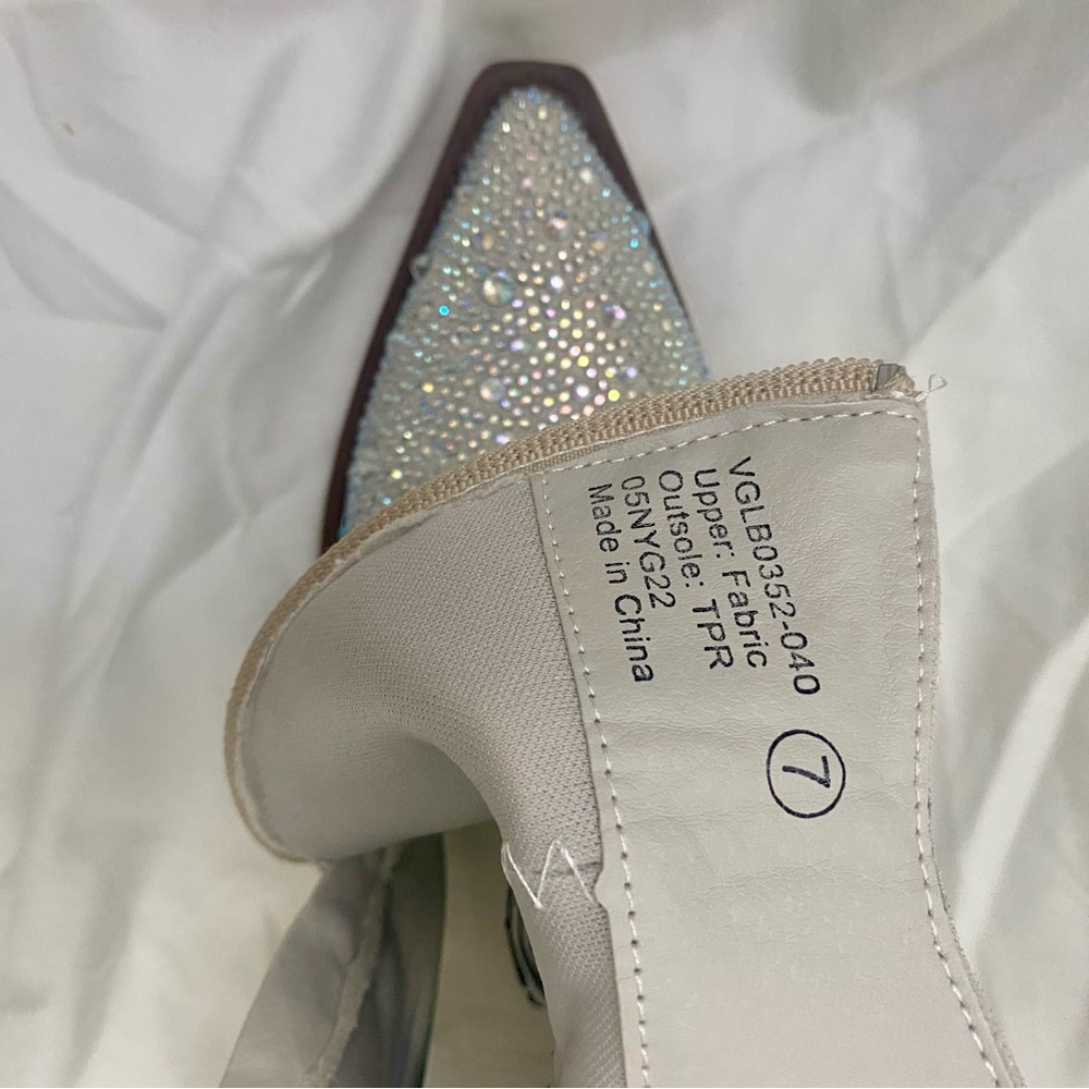 Very G Kady Rhinestone Boots size 7 - Picture 6 of 12